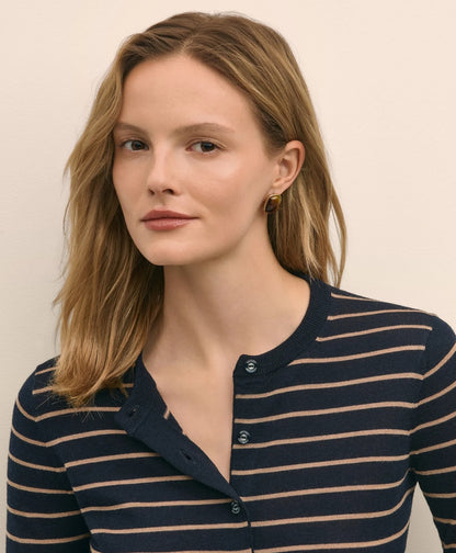Merino Wool Striped Cardigan | Brooks Brothers online