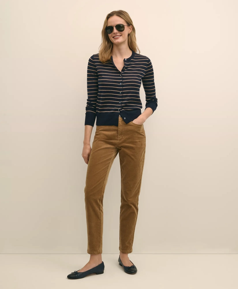Merino Wool Striped Cardigan | Brooks Brothers online