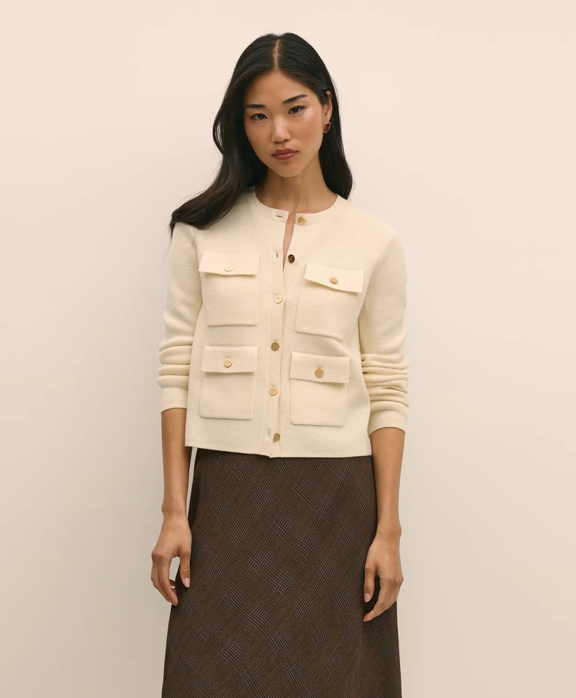 Merino Wool Sweater Jacket | Brooks Brothers discount