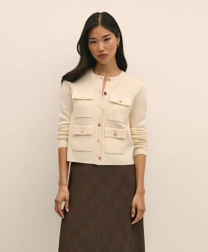 Merino Wool Sweater Jacket | Brooks Brothers discount