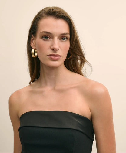 Crepe-Satin Spaghetti Strap Dress | Brooks Brothers outlet