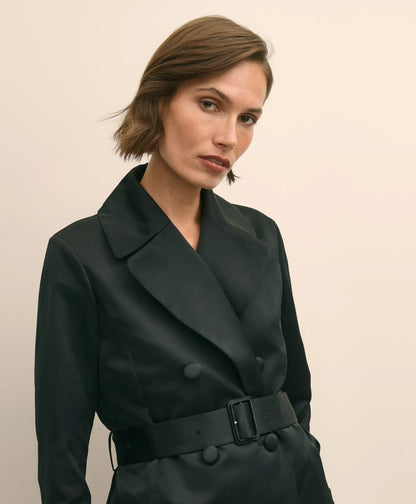 Taffeta Belted Trench Coat | Brooks Brothers discount