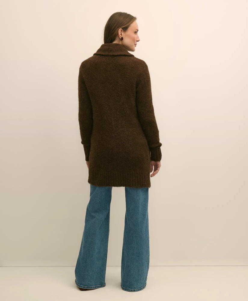 Alpaca-Wool Blend Shawl Collar Tunic Cardigan | Brooks Brothers outlet
