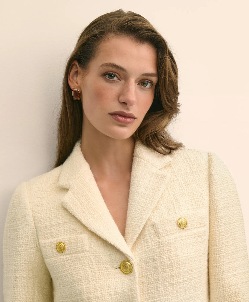 Boucle Notch-Lapel Jacket | Brooks Brothers online shop