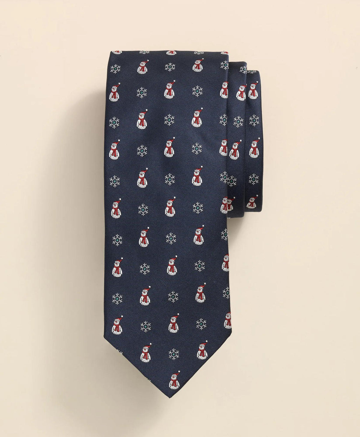 Silk Snowman Tie | Brooks Brothers for sale