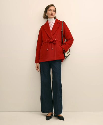 Wool Double-Faced Drawstring Waist Coat | Brooks Brothers online shop
