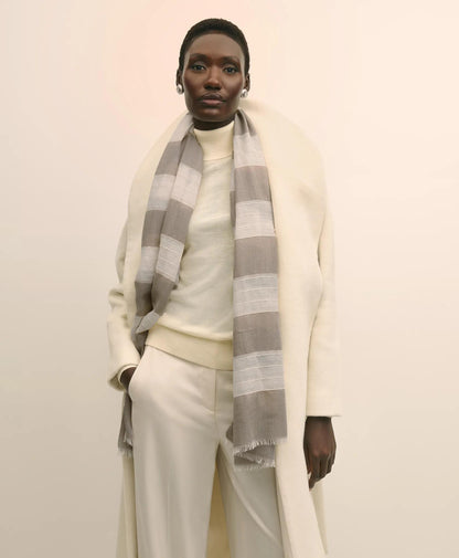Wool-Silk Blend Shimmer Scarf | Brooks Brothers for sale