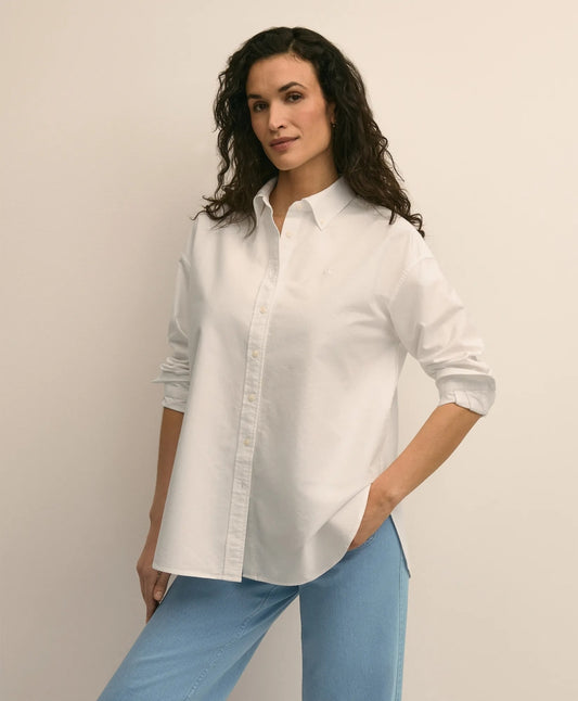 Oversized Cotton Oxford Shirt | Brooks Brothers sale