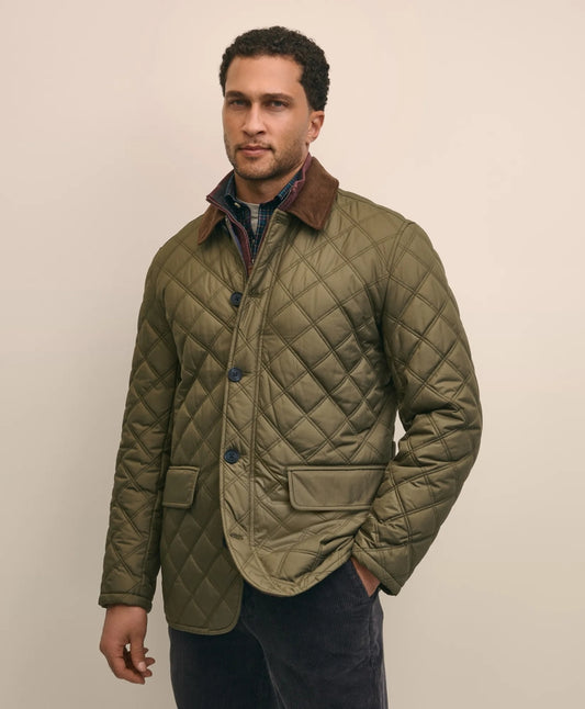Paddock Diamond Quilted Coat | Brooks Brothers outlet