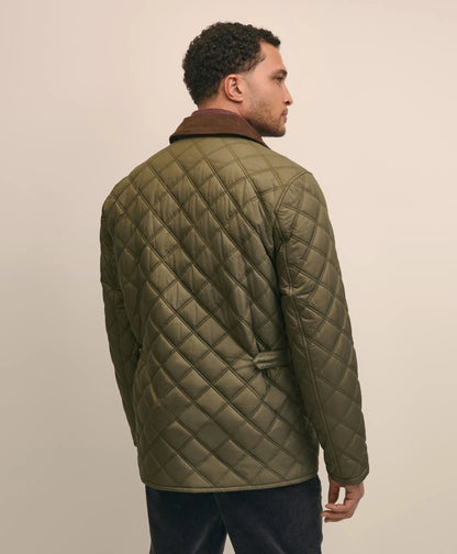 Paddock Diamond Quilted Coat | Brooks Brothers outlet