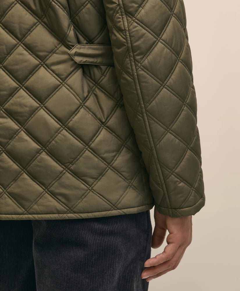 Paddock Diamond Quilted Coat | Brooks Brothers outlet