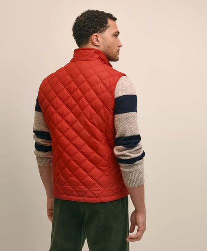 Paddock Diamond Quilted Vest | Brooks Brothers outlet