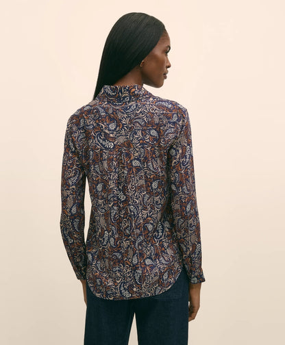 Paisley Shimmer-Stripe Shirt | Brooks Brothers discount