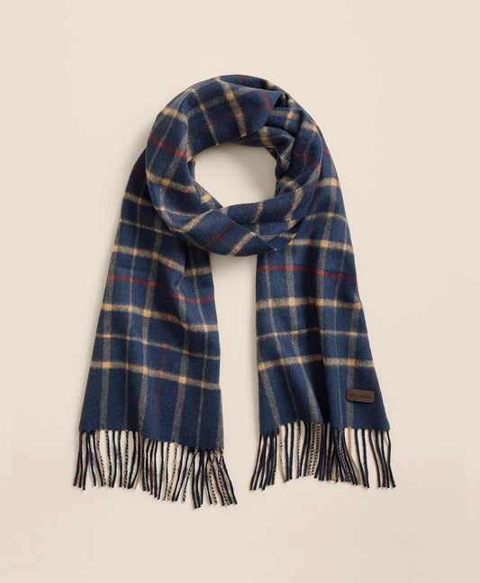 Plaid Camel Hair Windowpane Fringed Scarf | Brooks Brothers for sale
