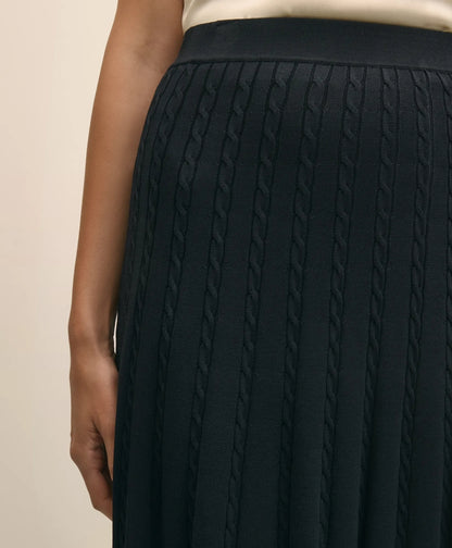 Cable Knit Midi Sweater Skirt | Brooks Brothers discount