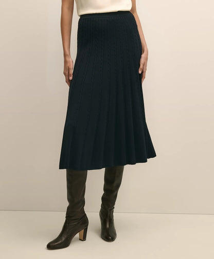 Cable Knit Midi Sweater Skirt | Brooks Brothers discount