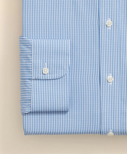 Pure Supima® Cotton Regular-Finish, Ainsley Collar Micro Check Dress Shirt | Brooks Brothers sale