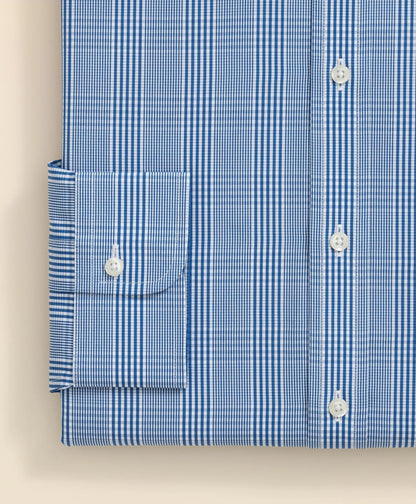 Pure Supima® Cotton Regular-Finish, English Spread Collar Glen Plaid Dress Shirt | Brooks Brothers for sale
