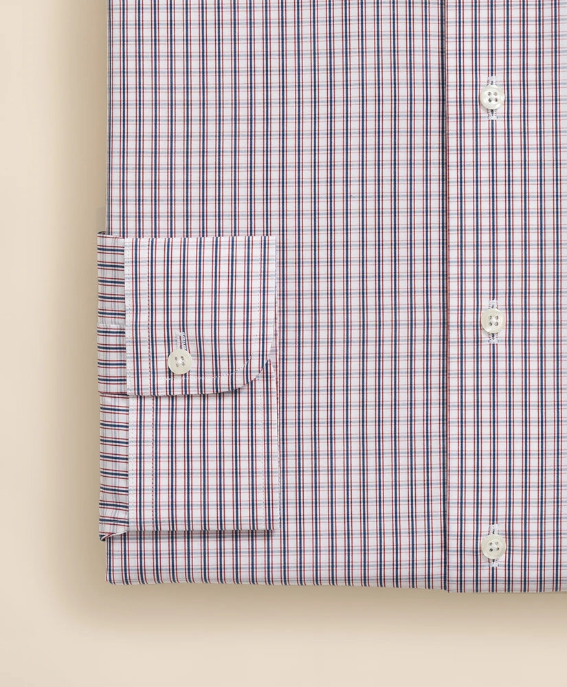 Pure Supima® Cotton Regular-Finish English Spread Collar, Micro Check Dress Shirt | Brooks Brothers sale
