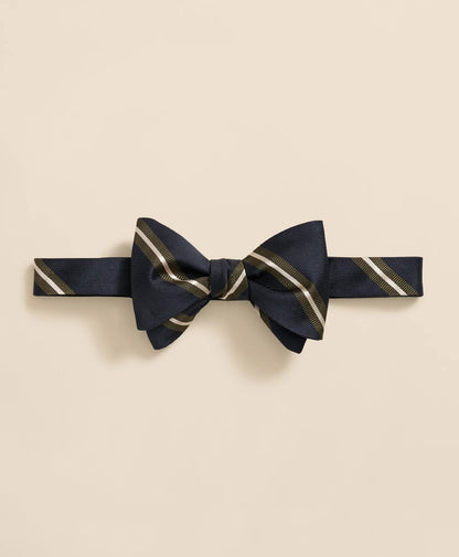 Rep Stripe Silk Bow Tie | Brooks Brothers online