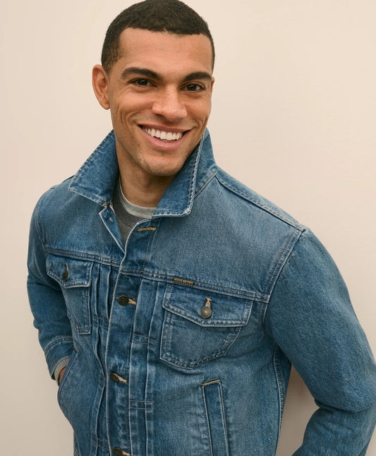 Selvedge Denim Jacket | Brooks Brothers for sale