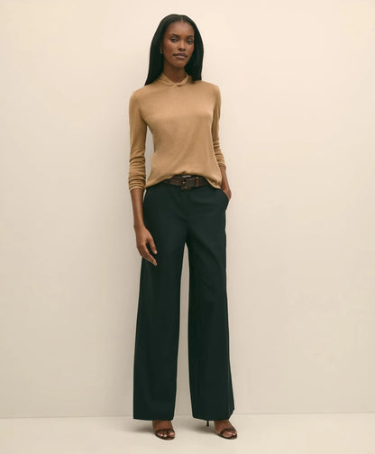 Silk Cashmere Twist Neck Sweater | Brooks Brothers outlet