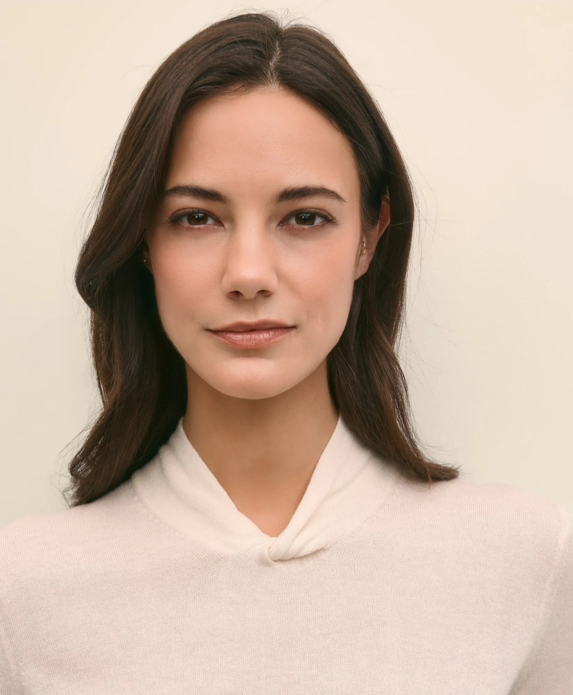 Silk Cashmere Twist Neck Sweater | Brooks Brothers discount