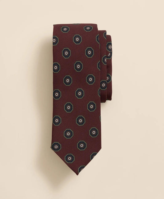 Silk Geometric Tie | Brooks Brothers outlet