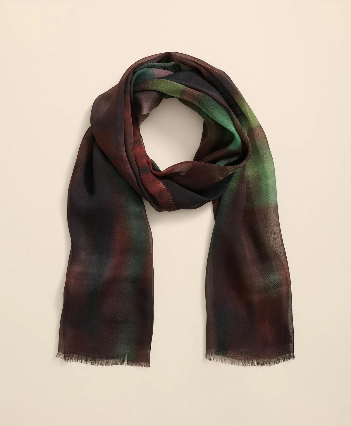 Silk Printed Scarf | Brooks Brothers sale