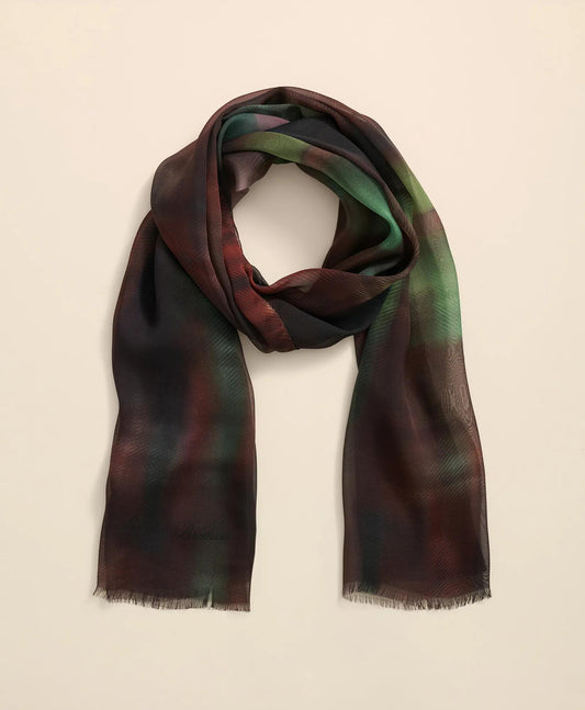 Silk Printed Scarf | Brooks Brothers sale