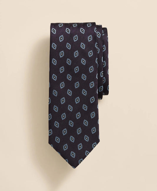 Silk Spaced Flower Tie | Brooks Brothers discount