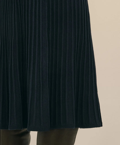 Silk Viscose Pleated Sweater Skirt | Brooks Brothers for sale