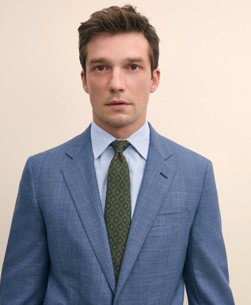 Slim Fit Wool Check 1818 Suit | Brooks Brothers online shop