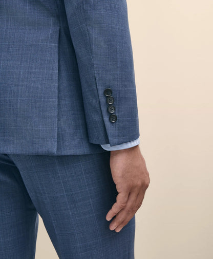 Slim Fit Wool Check 1818 Suit | Brooks Brothers online shop