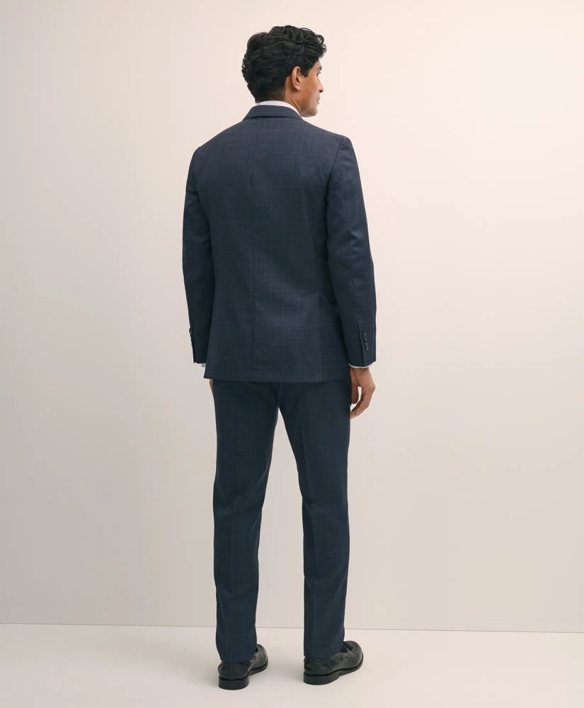Slim Fit Wool Check 1818 Suit | Brooks Brothers online shop