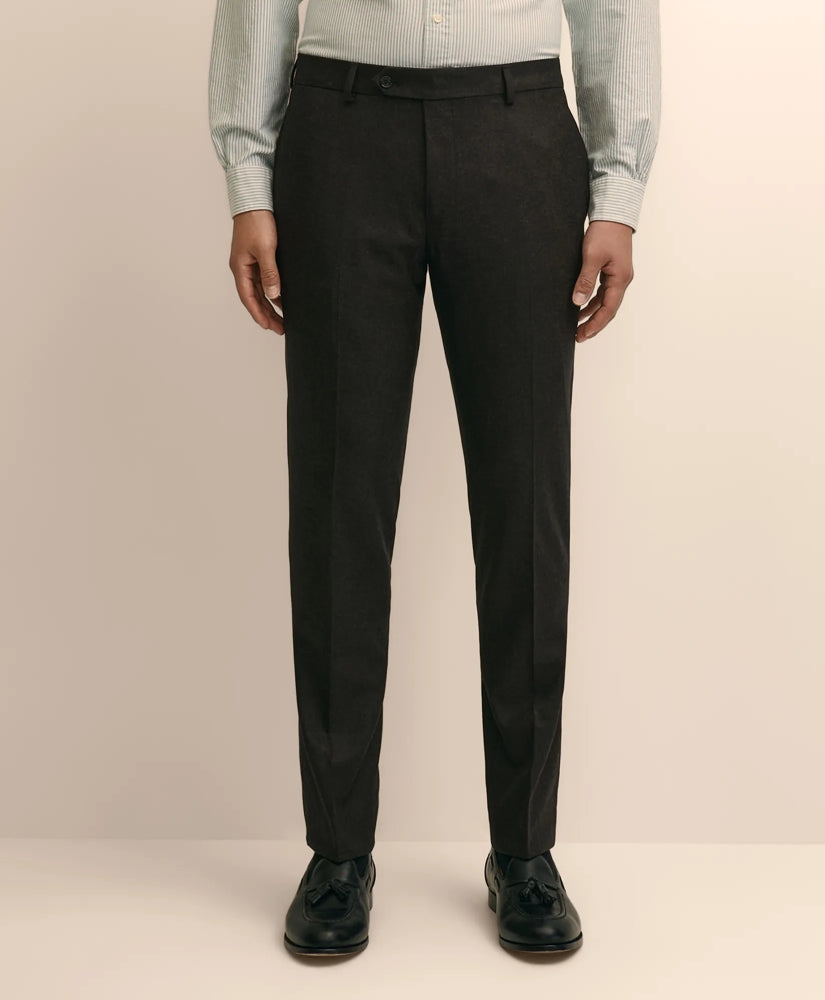 Slim Fit Wool Flannel Dress Pants | Brooks Brothers on sale