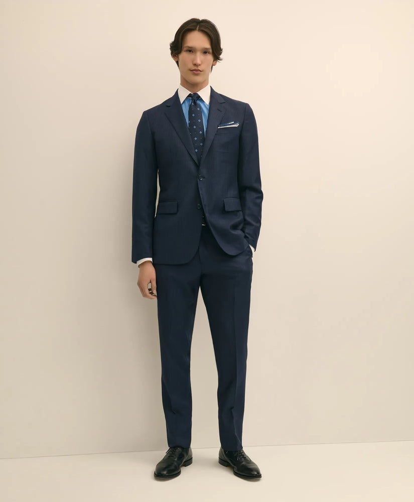 Slim Fit Wool Pinstripe 1818 Suit | Brooks Brothers for sale