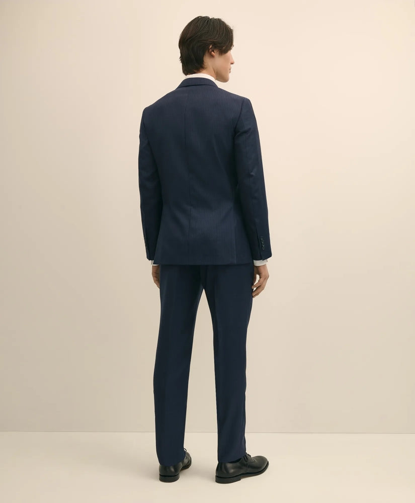 Slim Fit Wool Pinstripe 1818 Suit | Brooks Brothers for sale