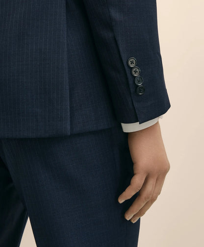 Slim Fit Wool Pinstripe 1818 Suit | Brooks Brothers for sale