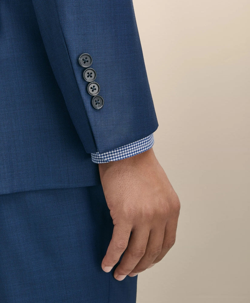 Slim Fit Wool Sharkskin 1818 Suit | Brooks Brothers for sale