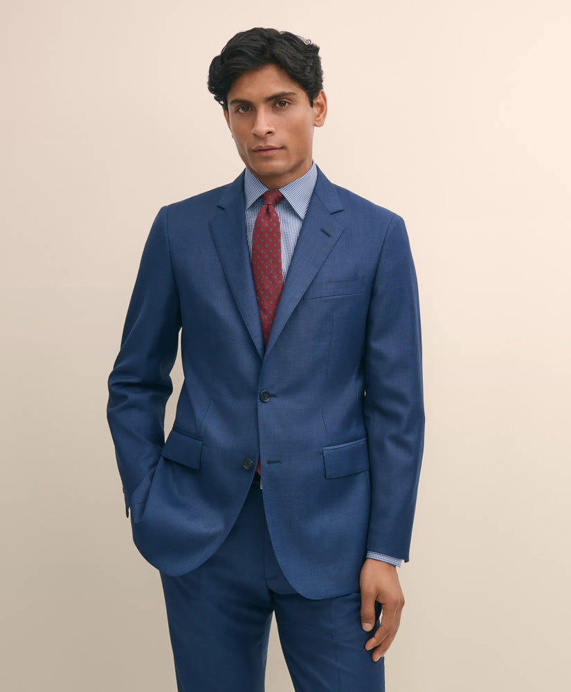 Slim Fit Wool Sharkskin 1818 Suit | Brooks Brothers for sale