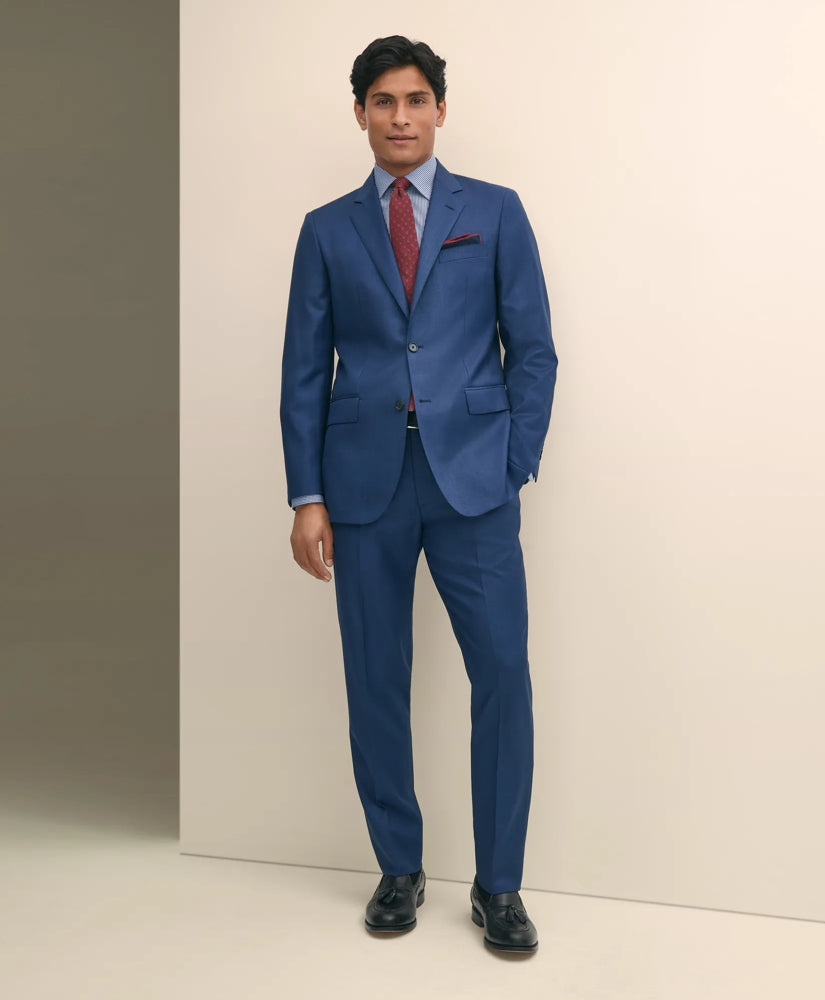 Slim Fit Wool Sharkskin 1818 Suit | Brooks Brothers for sale