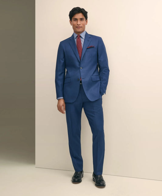 Slim Fit Wool Sharkskin 1818 Suit | Brooks Brothers for sale