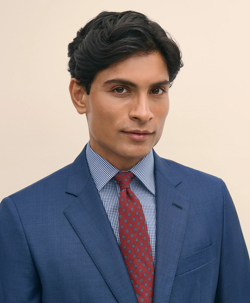 Slim Fit Wool Sharkskin 1818 Suit | Brooks Brothers for sale