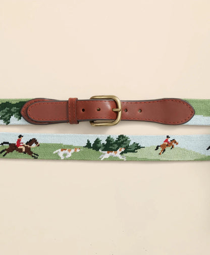 Smathers & Branson Needlepoint Fox Belt | Brooks Brothers for sale