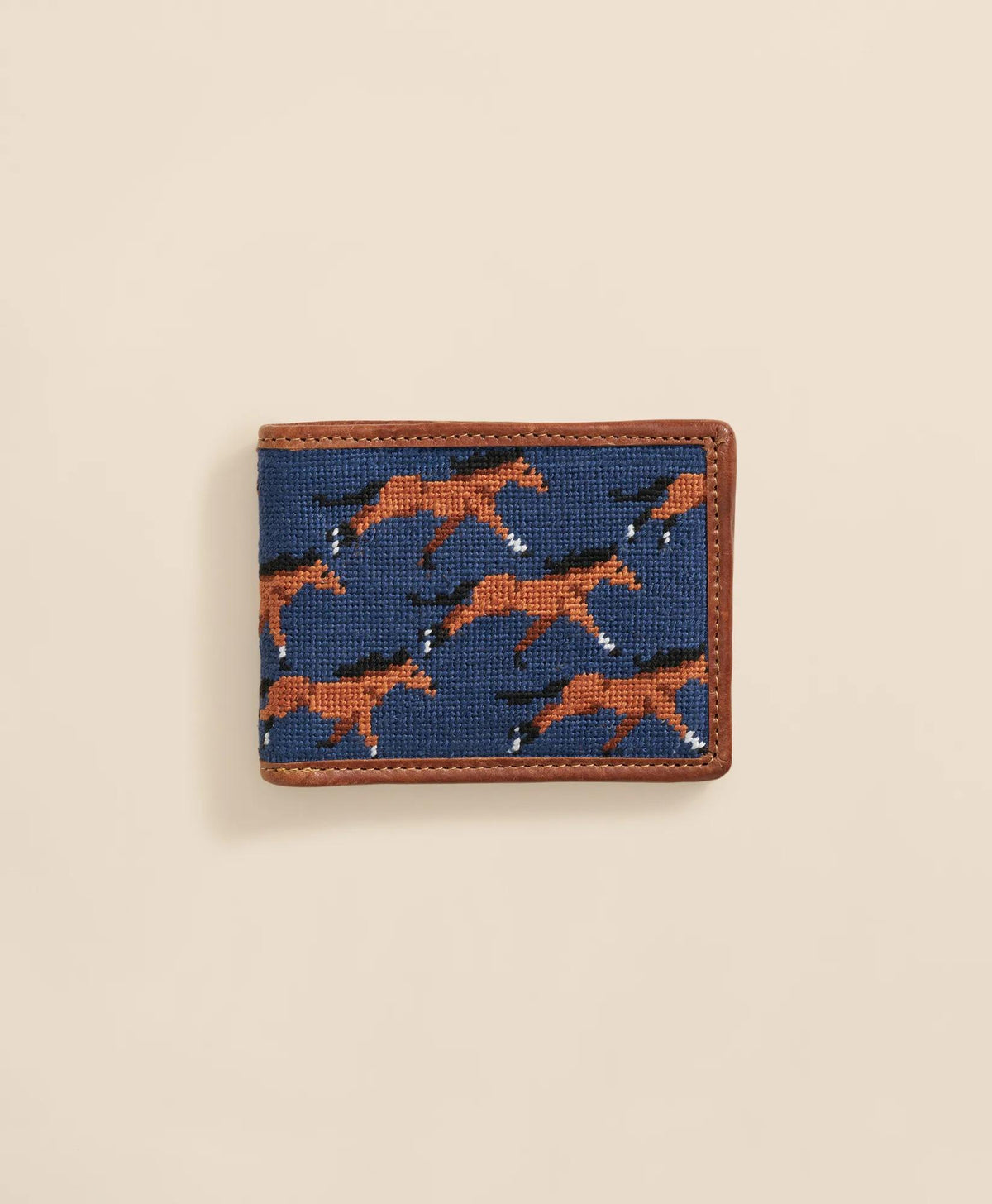 Smathers & Branson Needlepoint Horse Wallet | Brooks Brothers outlet