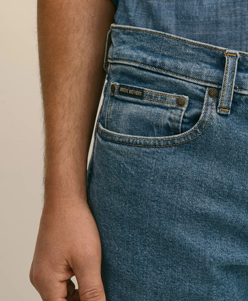 Straight Fit Denim Jeans | Brooks Brothers outlet