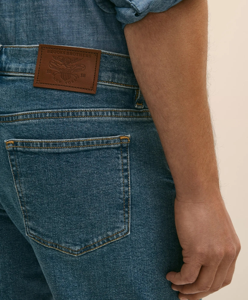 Straight Fit Denim Jeans | Brooks Brothers outlet