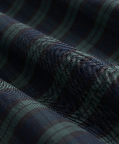 Stretch Non-Iron Oxford Button-Down Collar, Black Watch Shirt | Brooks Brothers online