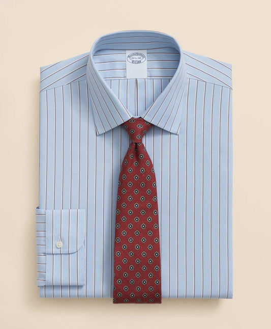 Stretch Supima® Cotton Non-Iron Pinpoint Oxford Ainsley Collar Dress Shirt | Brooks Brothers discount